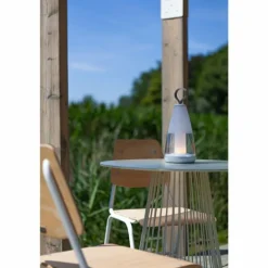 Lampe de table Lutec PEPPER LED Blanc, 1 lumière, Changeur de couleurs