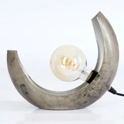 Lampe de table Magredis Argent Oxydé, 1 lumière