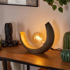 Lampe de table Magredis Argent Oxydé, 1 lumière