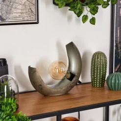 Lampe de table Magredis Argent Oxydé, 1 lumière