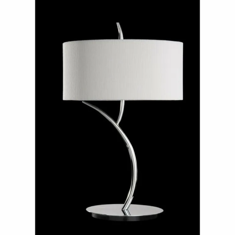 Lampe de table Mantra Eve Chrome, 2 lumières