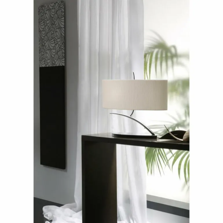 Lampe de table Mantra Eve Chrome, 2 lumières