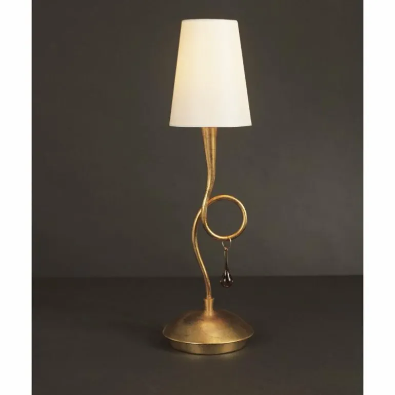 Lampe de table Mantra Paola Or, 1 lumière