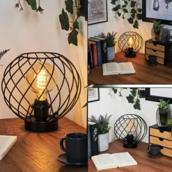 Lampe de table Miton Noir, 1 lumière