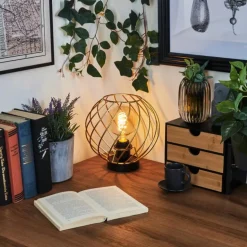 Lampe de table Miton Noir, 1 lumière