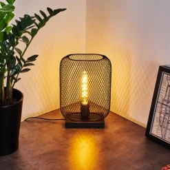 Lampe de table Moholm Noir, 1 lumière