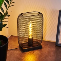 Lampe de table Moholm Noir, 1 lumière