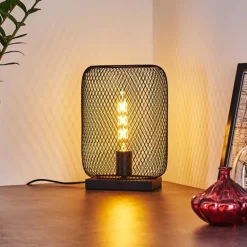 Lampe de table Moholm Noir, 1 lumière