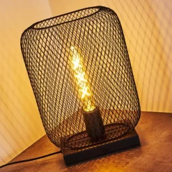 Lampe de table Moholm Noir, 1 lumière