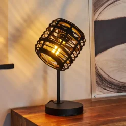 Lampe de table Mongolei Noir, 1 lumière