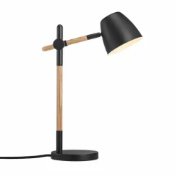 Lampe de table Nordlux THEO Bois clair, Noir, 1 lumière