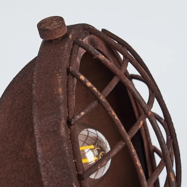 Lampe de table Onsala Bois foncé, Rouille, 1 lumière