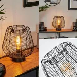 Lampe de table Oravi Noir, 1 lumière