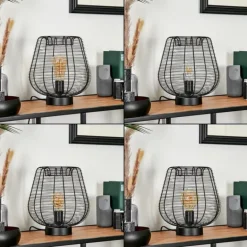 Lampe de table Oravi Noir, 1 lumière