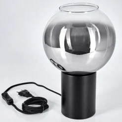 Lampe de table Pascal Noir, 1 lumière