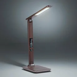 Lampe de table Paul Neuhaus ADRIANO LED Brun, 1 lumière