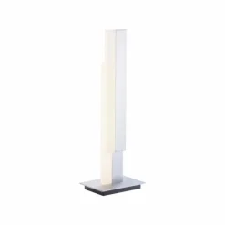 Lampe de table Paul Neuhaus Q-TOWER LED Aluminium, 2 lumières, Télécommandes