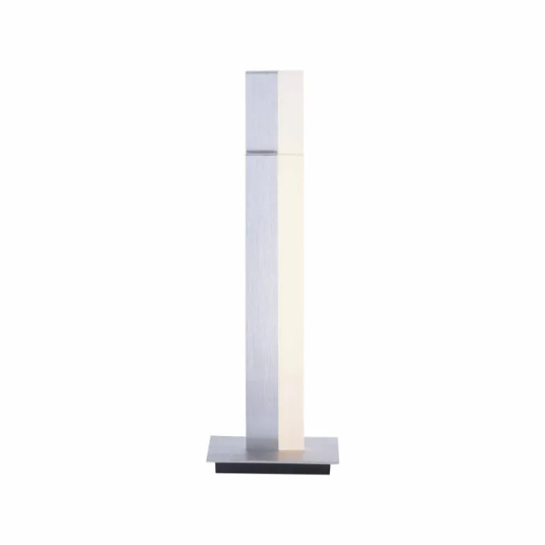 Lampe de table Paul Neuhaus Q-TOWER LED Aluminium, 2 lumières, Télécommandes