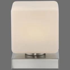 Lampe de table Paul Neuhaus DADOA LED Acier brossé, 1 lumière