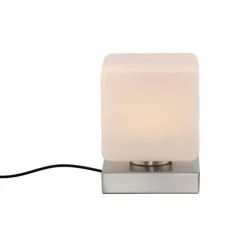 Lampe de table Paul Neuhaus DADOA LED Acier brossé, 1 lumière
