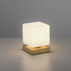 Lampe de table Paul Neuhaus DADOA LED Laiton, 1 lumière