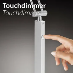 Lampe de table Paul Neuhaus BOTA LED Anthracite, 1 lumière