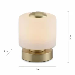 Lampe de table Paul Neuhaus BOTA LED Laiton, 1 lumière