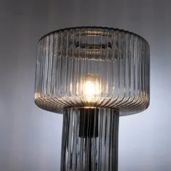 Lampe de table Paul Neuhaus FUNGUS Fumée, 1 lumière