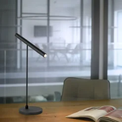 Lampe de table Paul Neuhaus PURE-TUTUA LED Noir, 1 lumière