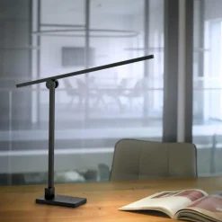 Lampe de table Paul Neuhaus PURE-GRAFO LED Noir, 1 lumière