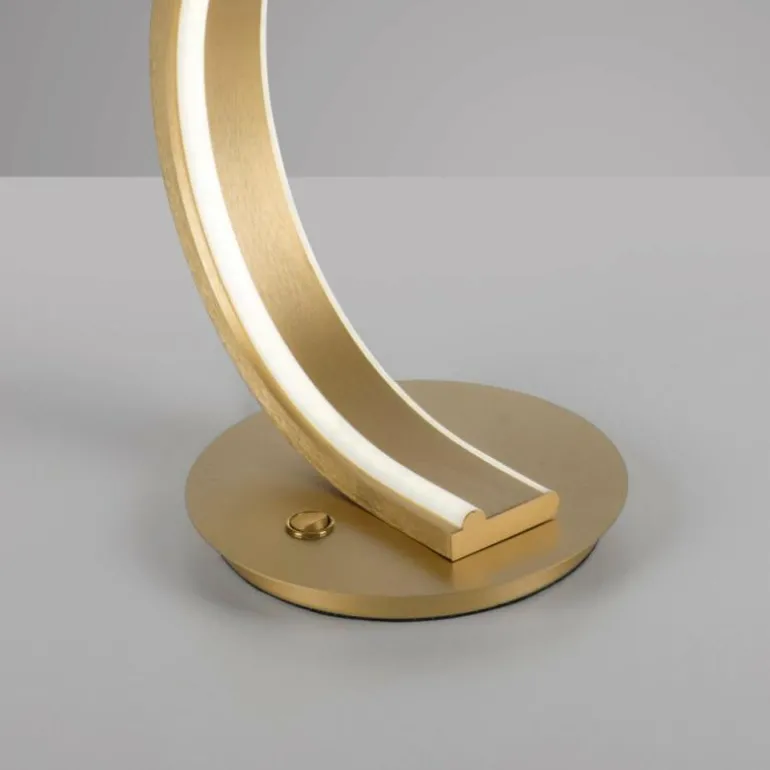 Lampe de table Paul Neuhaus Q-VITO LED Laiton, 1 lumière, Télécommandes