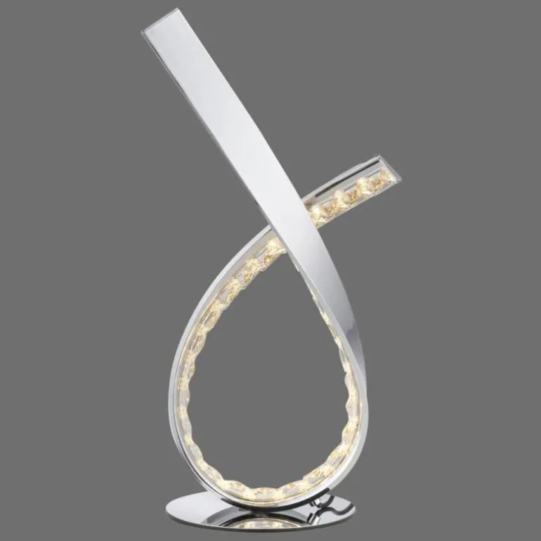 Lampe de table Paul Neuhaus BRILLA LED Argenté, 1 lumière