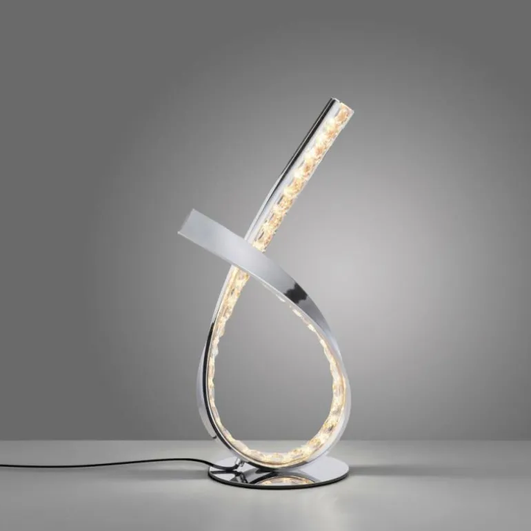 Lampe de table Paul Neuhaus BRILLA LED Argenté, 1 lumière