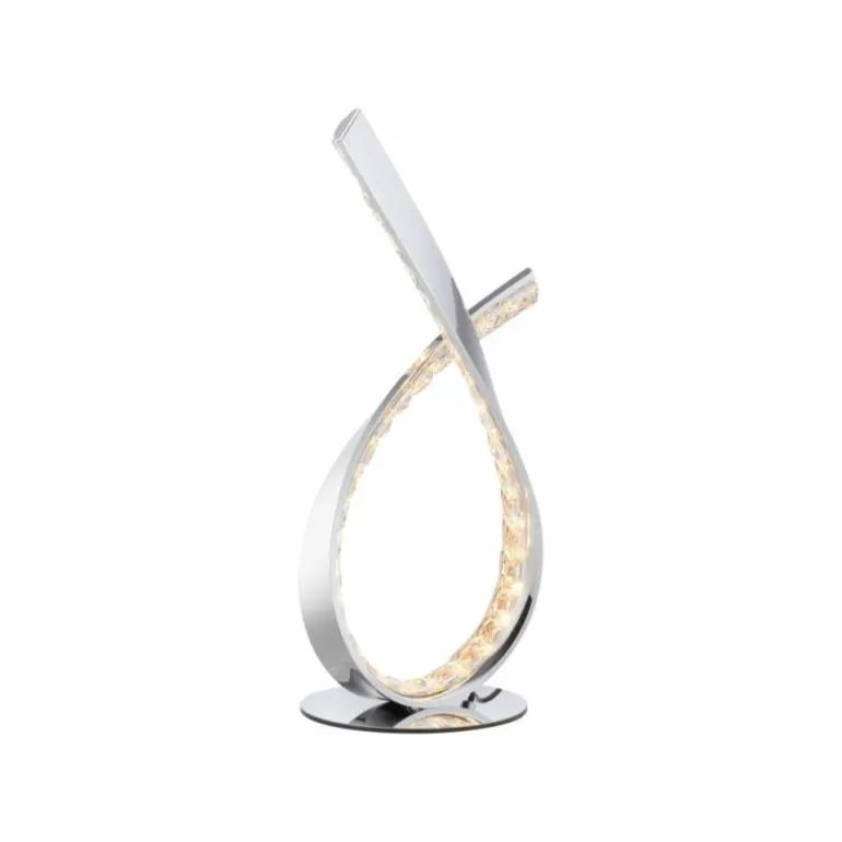 Lampe de table Paul Neuhaus BRILLA LED Argenté, 1 lumière