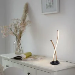 Lampe de table Paul Neuhaus POLINA LED Noir, 1 lumière