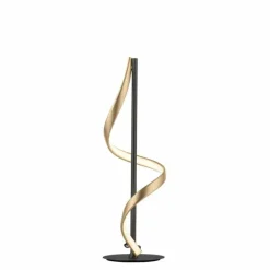 Lampe de table Paul Neuhaus QSWING LED Anthracite, Or, 1 lumière, Télécommandes