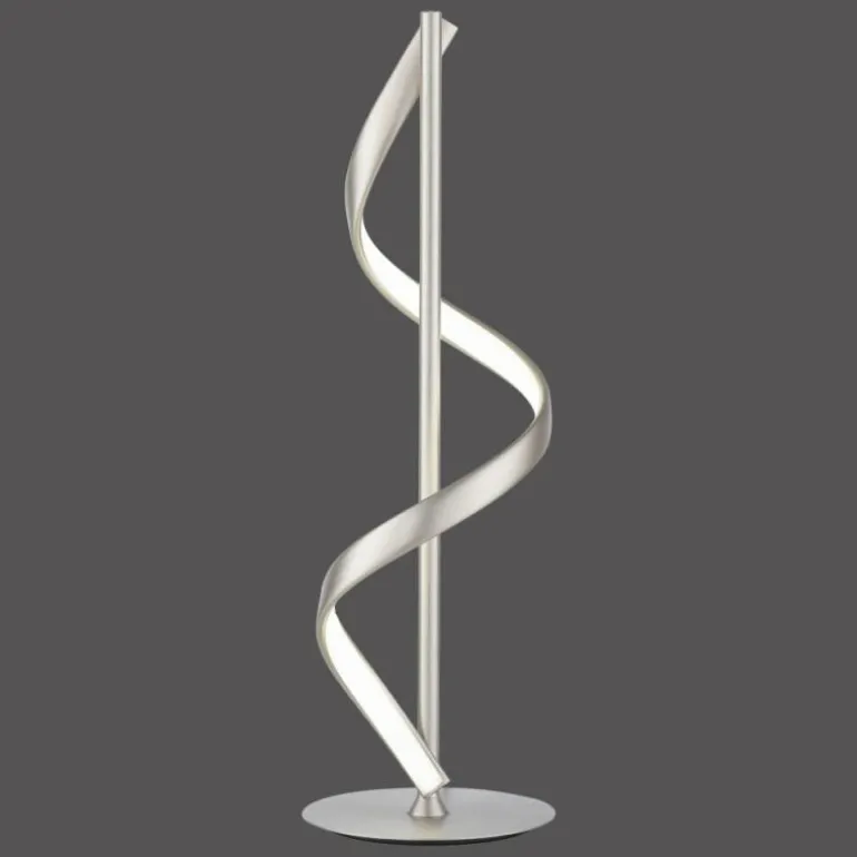 Lampe de table Paul Neuhaus QSWING LED Argenté, 1 lumière, Télécommandes