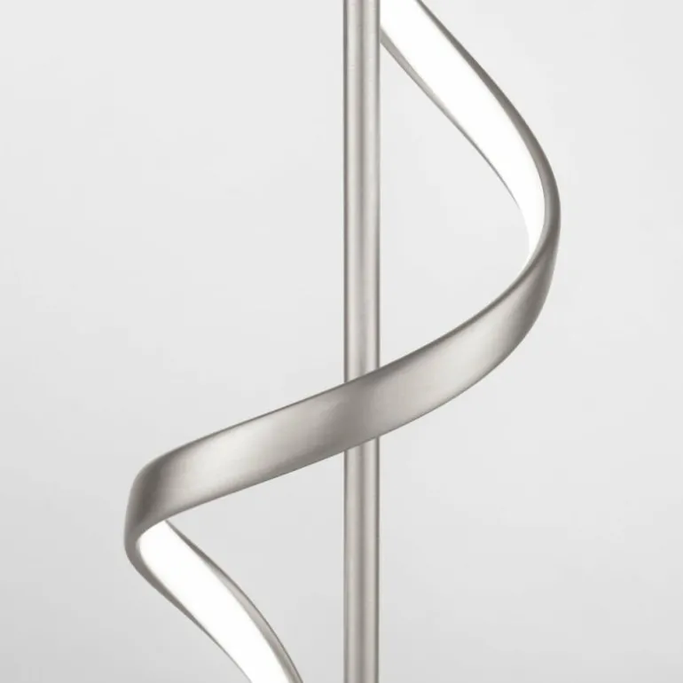 Lampe de table Paul Neuhaus QSWING LED Argenté, 1 lumière, Télécommandes