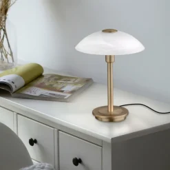 Lampe de table Paul Neuhaus ENOVA LED Vieux laiton, 1 lumière