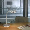 Lampe de table Paul Neuhaus HENSKO LED Argenté, 1 lumière