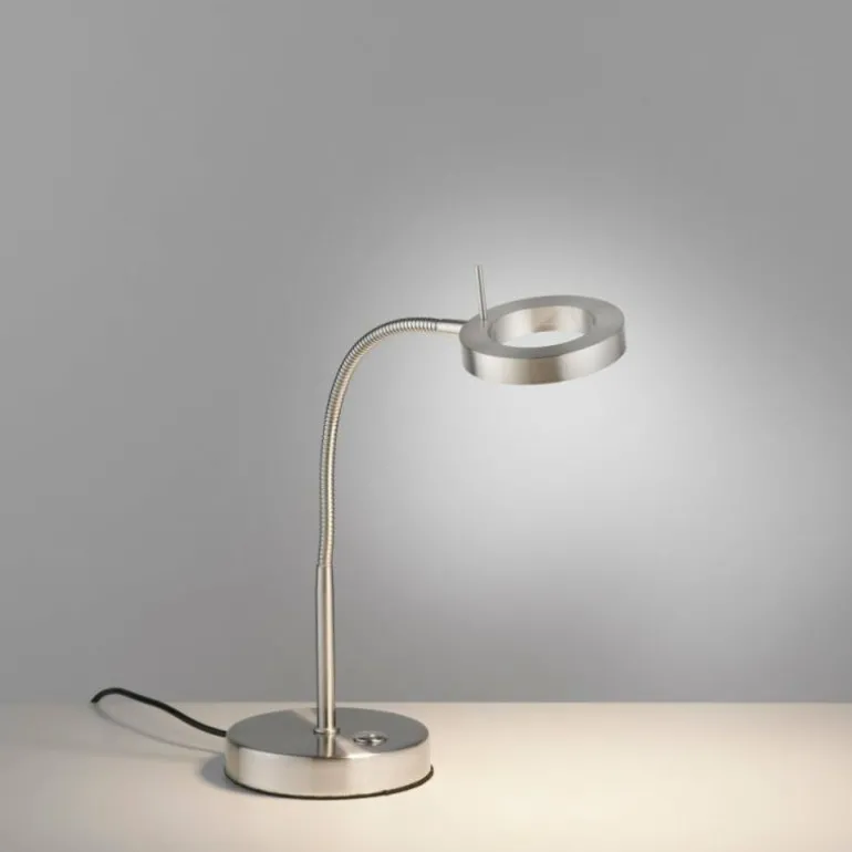 Lampe de table Paul Neuhaus HENSKO LED Argenté, 1 lumière