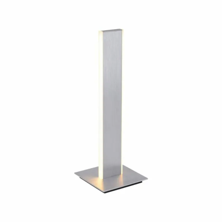 Lampe de table Paul-Neuhaus Q-ADRIANA LED Aluminium, 2 lumières, Télécommandes