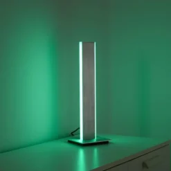 Lampe de table Paul-Neuhaus Q-ADRIANA LED Aluminium, 2 lumières, Télécommandes