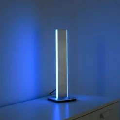 Lampe de table Paul-Neuhaus Q-ADRIANA LED Aluminium, 2 lumières, Télécommandes