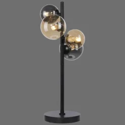 Lampe de table Paul-Neuhaus POPSICLE LED Noir, 4 lumières