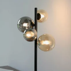 Lampe de table Paul-Neuhaus POPSICLE LED Noir, 4 lumières