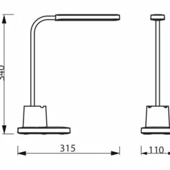 Lampe de table Philips Bucket LED Blanc, 1 lumière