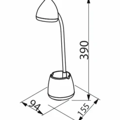 Lampe de table Philips Hat LED Blanc, 1 lumière