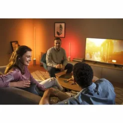 Lampe de table Philips Hue Gradient Signe LED Blanc, 1 lumière, Changeur de couleurs
