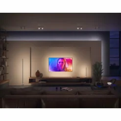 Lampe de table Philips Hue Gradient Signe LED Blanc, 1 lumière, Changeur de couleurs